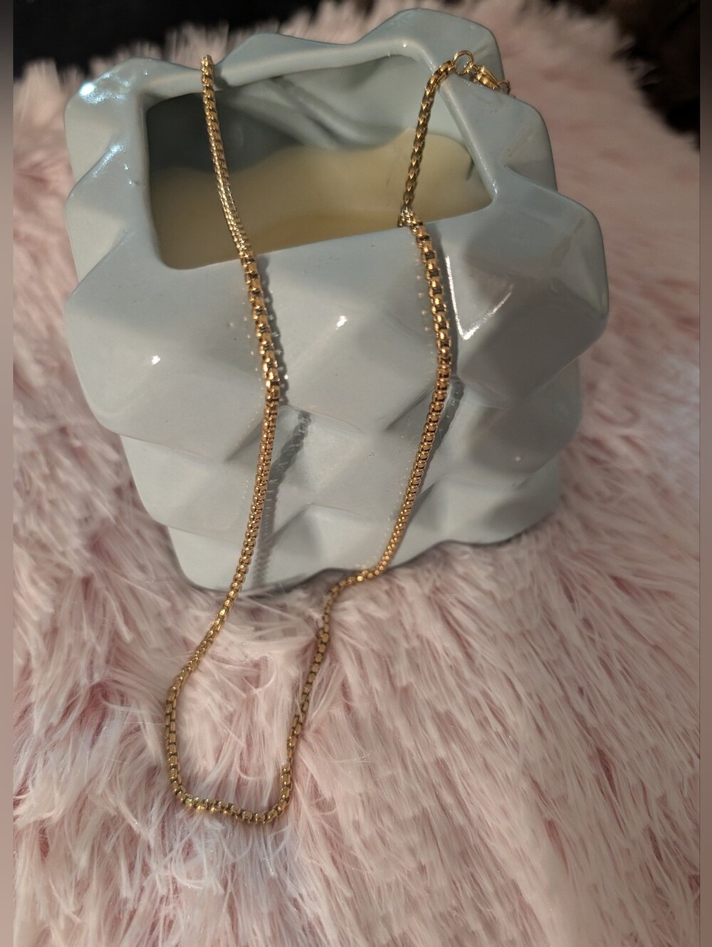 Gold Tinted Men & Women Chain - Jewelry